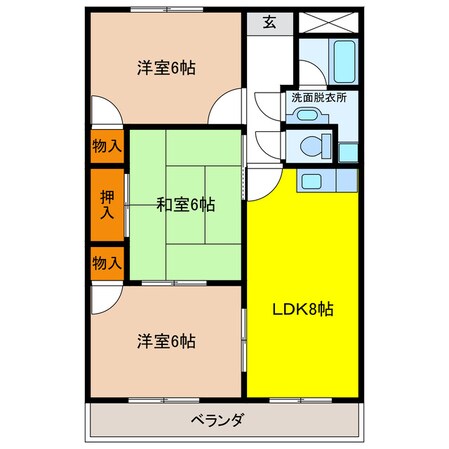 メゾン水主町の物件間取画像